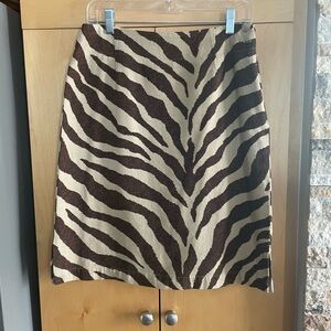 Like new! Zebra Skirt